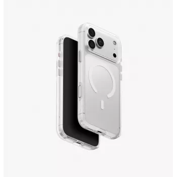 Coque de charge transparente UNIQ Clario Magclick pour iPhone 18 Pro Max / 17 Pro Max