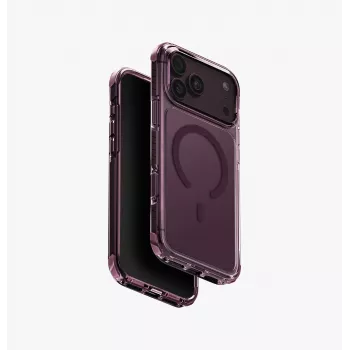Coque de charge UNIQ Combat MagClick pour iPhone 18 Pro Max / 17 Pro Max - bordeaux