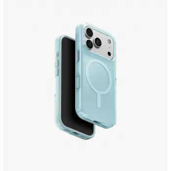 Coque de charge UNIQ Clario Magclick pour iPhone 18 Pro / 17 Pro - menthe