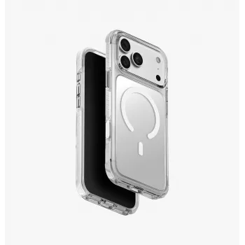 Coque de charge UNIQ Combat Magclick pour iPhone 18 Pro Max / 17 Pro Max, blanche