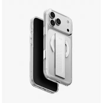 Coque de charge UNIQ Heldro Air MagClick pour iPhone 18 Pro Max / 17 Pro Max, transparente