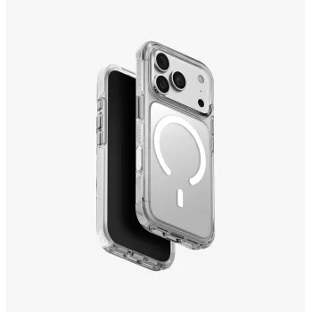 Coque de chargement UNIQ Combat Magclick pour iPhone 18 Pro / 17 Pro - Blanc