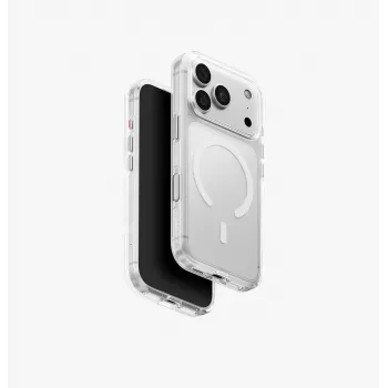 Coque transparente de chargement UNIQ Clario Magclick pour iPhone 18 Pro / 17 Pro