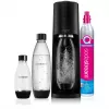 Machine à eau pétillante SodaStream Terra Megapack noire avec 3 bouteilles et cylindre CO2 Quick Connect