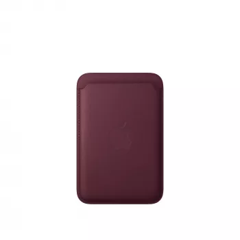 Portefeuille Apple iPhone FineWoven avec MagSafe – bordeaux