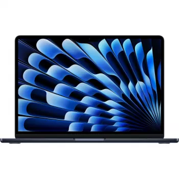 Ordinateur portable Apple MacBook Air 13 inch (2026) M5 CPU 10 cœurs GPU 10 cœurs 24 Go de RAM 512 Go SSD - minuit, clavier allemand, adaptateur secteur USB-C double 35 W