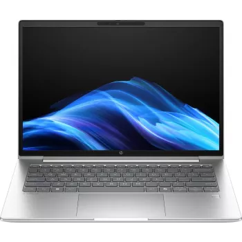 Ordinateur portable HP ProBook 4 G1i 14 D74TWES 14 pouces WUXGA - Intel Core Ultra 5 225U, 24 Go de RAM, 1 To SSD, Windows 11 Pro (DE), clavier allemand (QWERTZ)