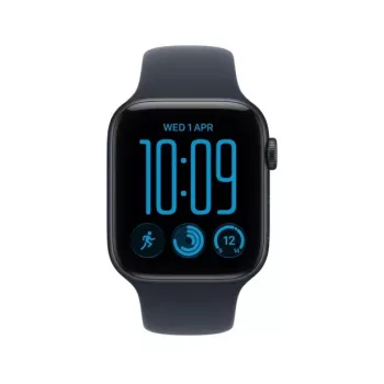 Apple Watch SE 3 GPS 40 mm boîtier aluminium minuit avec bracelet sport bleu - S/M