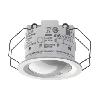 Détecteur de présence KNX Jung Mini 33900 1S LE avec mesure de température et d'humidité
