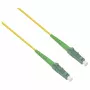 Câble de raccordement fibre optique helos LC/APC vers LC/APC OS2 simplex, 3 m, LSZH, jaune