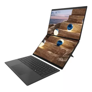 Ordinateur portable tactile ASUS ZenBook Duo OLED UX8407AA-SN515X 14 pouces 3K 144 Hz - Intel Core Ultra X9 378H, 32 Go RAM, 1 To SSD, Windows 11 Pro