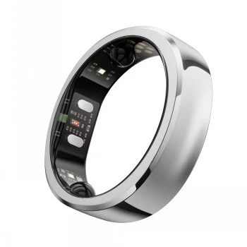 RingConn Smart Ring Gen3 pour femmes et hommes - argent poli taille 15