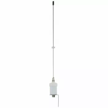 Albrecht Marine Masttop 3200 VHF Marine Antenna, approx. 1 m, incl. Bracket, 18 m Cable, White (64130)