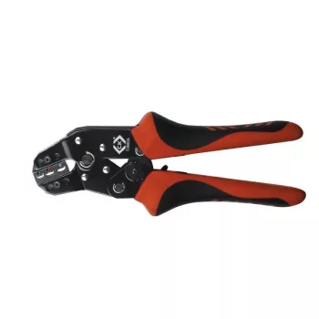 Pince à sertir C.K Tools T3680A pour connecteurs de câbles isolés, 0,25-2,5 mm²