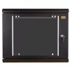 Armoire réseau IT-BUDGET TAUNUS 19 inch, 12U, profondeur 600 mm, porte vitrée, verrouillable, noire