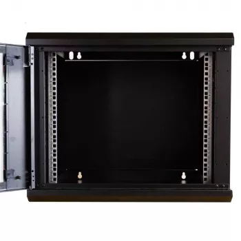 Armoire réseau IT-BUDGET TAUNUS 19 inch, 12U, profondeur 600 mm, porte vitrée, verrouillable, noire