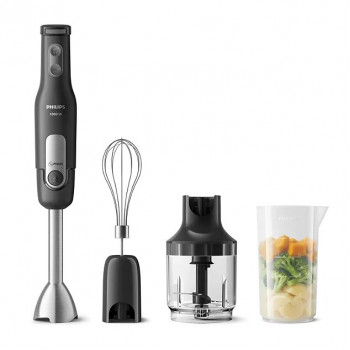 Mixeur plongeant PHILIPS série 3000 avec fouet, 1000 W (HR2563/00)