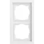 Cadre de finition GIRA 0212725 2 postes plat Gira F200 blanc pur