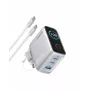 Chargeur Anker Display 2C1A 100W, argent (B121BG41)