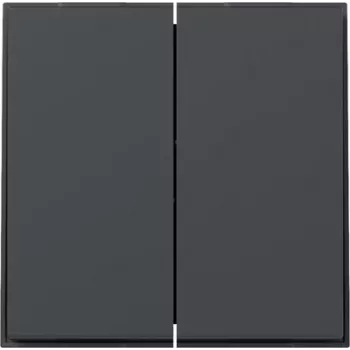 Bouton bascule Gira TX44 2 postes droit, anthracite, 349567