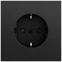 Prise SCHUKO Gira System 70 SP, noire, 445374
