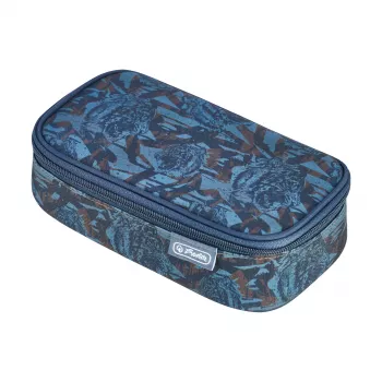Trousse herlitz be.bag beatBox Camo Tiger, polyester, compartiment principal à fermeture éclair XXL