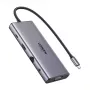 Hub USB-C Ugreen CM639, HDMI, VGA, 2x USB-C 3.2 10 Gbit/s, 2x USB, SD/TF, RJ45, Aux 3,5 mm, PD, 4K 60 Hz