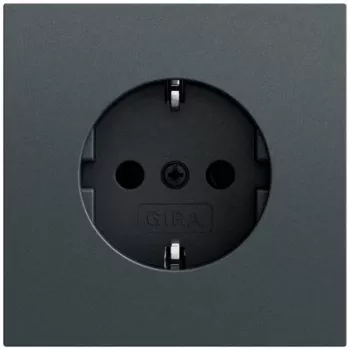 Prise SCHUKO GIRA 418873 System 70, anthracite