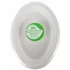 Assiettes ovales compostables en canne à sucre Gogreen Go Green, 10 pièces