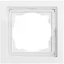 Cadre de finition GIRA 0211705 1 poste, plat, Gira F200, blanc pur