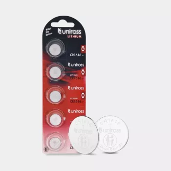 Piles Uniross Batteries CR1616 pile bouton lithium 3 V - SP5