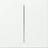 Bascule GIRA 349527, 2 postes, droite, System 55, blanc pur mat