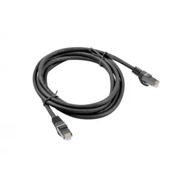 Câble patch Cat6 F/UTP RJ45 Lanberg, 0,5 m, noir