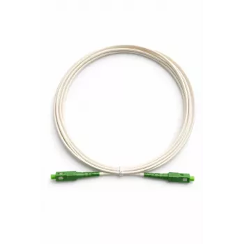 Cordon de raccordement fibre optique SC - SC APC TB, 3 m, blanc