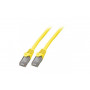 Câble patch KAT6 UTP Mercodan, jaune (371225005)