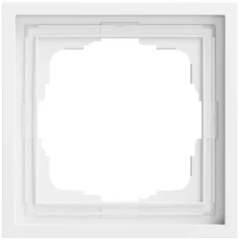 Cadre de finition GIRA 021182 1 poste Gira F300, blanc pur