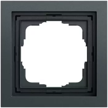 Cadre de finition GIRA 0211735 1 poste plat Gira F200, anthracite