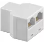 Adaptateur en T répartiteur ISDN goobay blanc