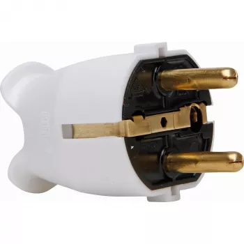 Prise de sécurité en plastique Kopp, pour 3x1.5mm², blanc arctique