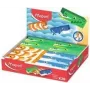 Gomme plastique Maped design animal, sans phtalates ni PVC, 3 motifs animaux – présentoir de 20 pièces