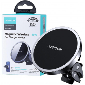 Joyroom JR-ZS240 Magnetic Car Holder with 15W Qi Wireless Charger, MagSafe