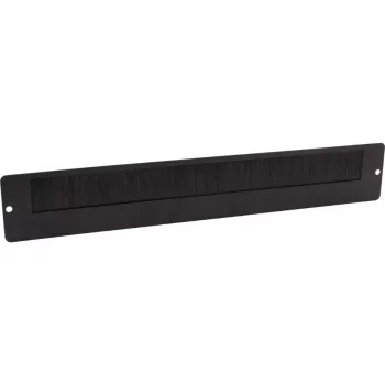 Getfort passe-câbles à brosse pour armoires rack murales, 340 mm, noir