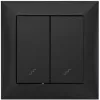 VCX WESA LC 05C Double Two-Way Switch, Black