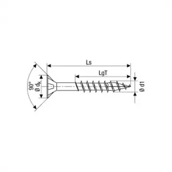 SPAX Universal screws T20 5x120 200 pcs.