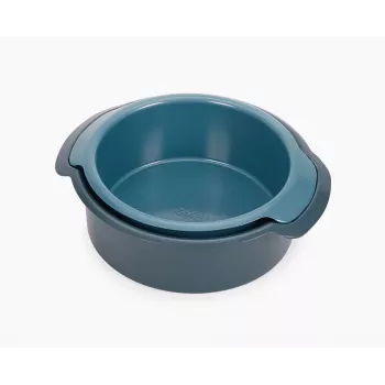 Moule à gâteau rond bleu Joseph Joseph Nest Bake 2 pièces