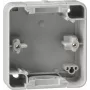Boîtier en saillie Gira 006135, 1 poste, sans entrée de câble, gris