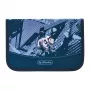 Trousse scolaire herlitz Tech Mech, 31 pièces en polyester, dimensions : (L)205 x (P)140 x (H)38 mm, 2 rabats