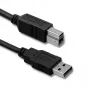 Câble imprimante Qoltec USB 3.0, USB-A mâle vers USB-B mâle, 2 m (52309)