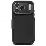 Étui portefeuille amovible en cuir Decoded pour iPhone 18 Pro Max / 17 Pro Max, MagSafe, noir