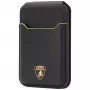 Portefeuille MagSafe magnétique en cuir véritable AUDI Lamborghini D1 avec support de téléphone, vert
